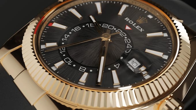 do 3d cgi watch animation, 3d watch model, 3d watch design, 3d cgi ads