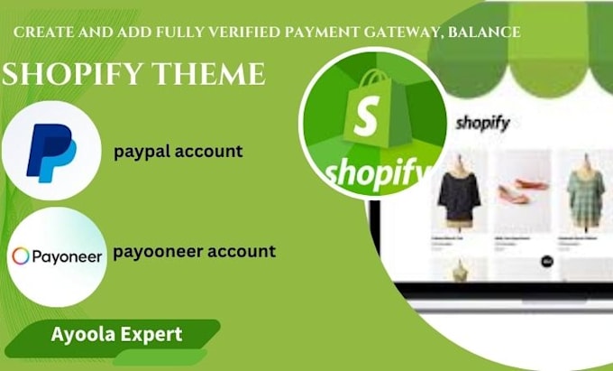 create and add fully verified payment gateway, balance