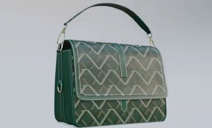 do a realistic 3d bag animation, 3d cgi bag model, 3d purse design, 3d backpack