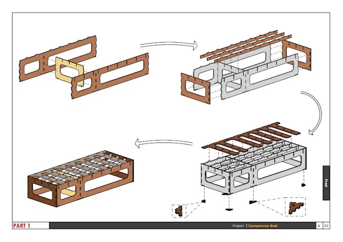 Make furniture assembly guide by Ilhamfauzi | Fiverr