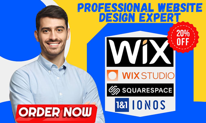 design wix website redesign wix update wix build wix studio website development