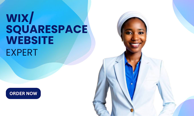 design or redesign wix website or squarespace website