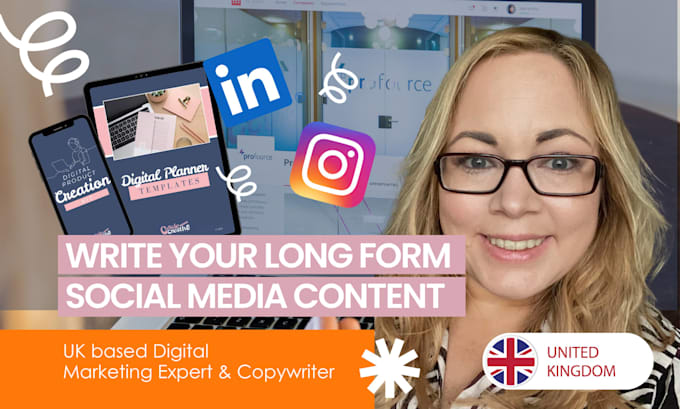 write your social media long form and short form content calendar
