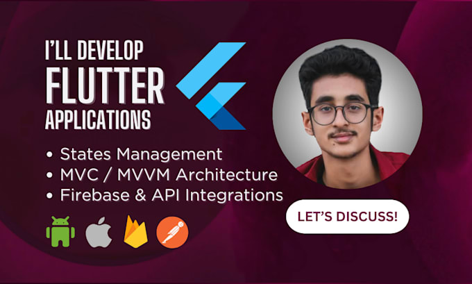 create mobile apps for android and IOS using flutter