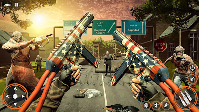 develop optimize action mobile game