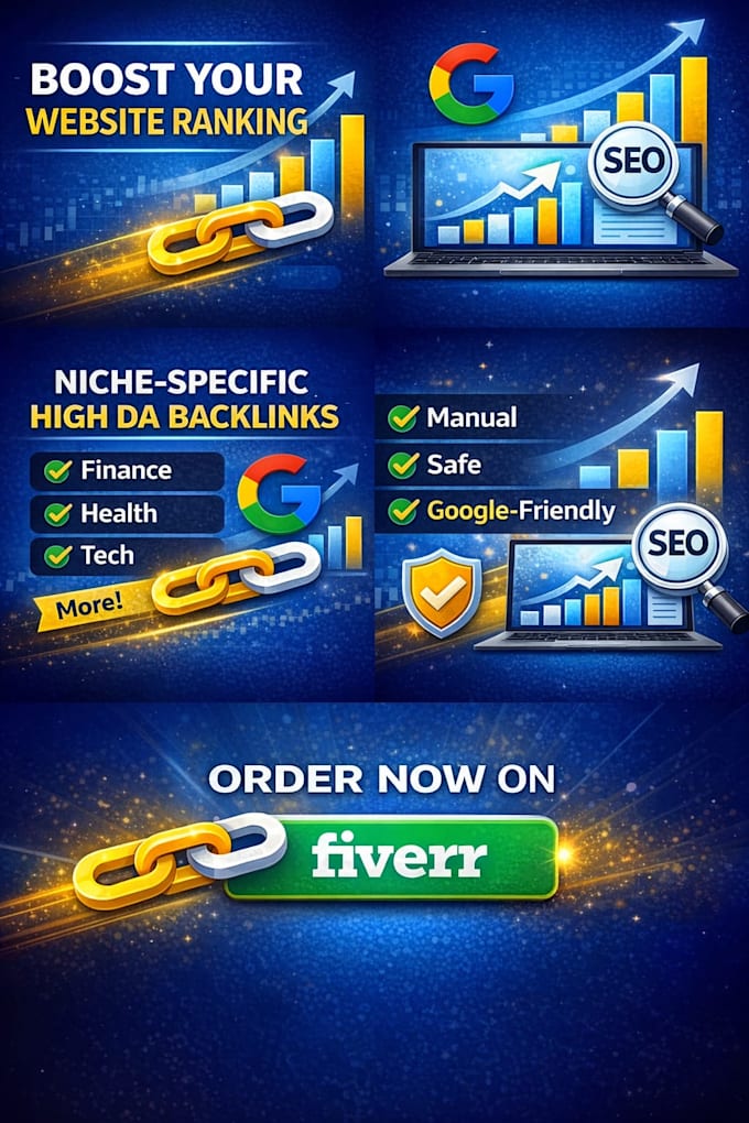 manual niche SEO backlinks for google ranking