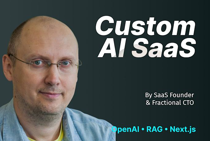 develop a custom ai saas web application using openai and next js