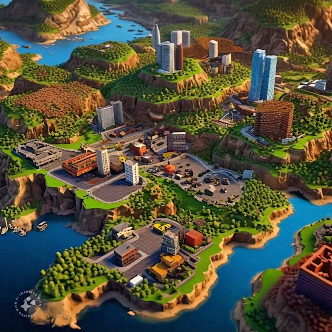 Make a realistic roblox map, terrain map, tycoon map, city map for ...