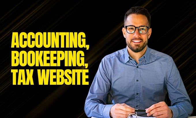 build professional accounting website, tax website or bookkeeping website