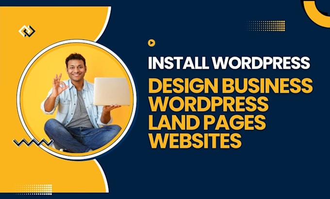 wordpress website landing page homepage onepage elementor carrd website design
