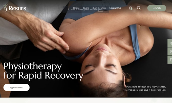 create chiropractic logo medical website for chiropractor website
