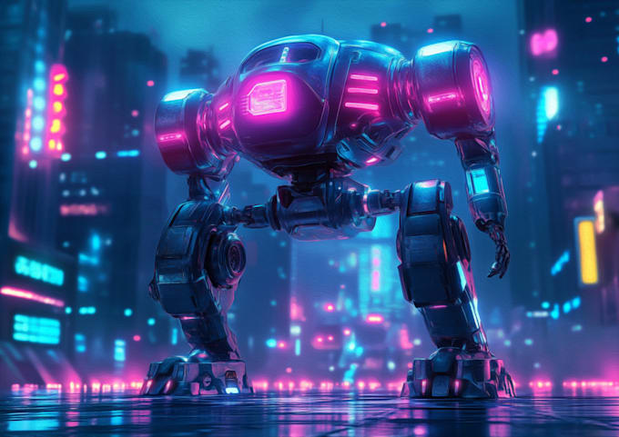 draw high quality sci fi robot, mecha, concepts character art