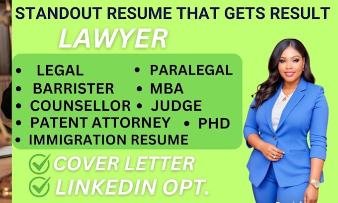write law, MBA, legal, attorney, barrister, counsel, paralegal resume