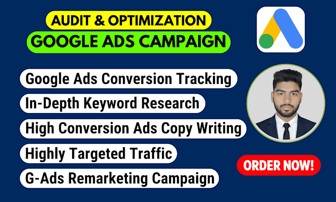 audit, optimize google adwords PPC campaign and conversion tracking by GTM