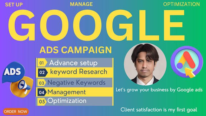 set up google ads adwords PPC ads campaigns