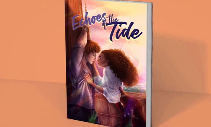 create romance or fantasy illustrated book covers