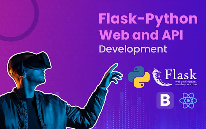develop your python ai web application using flask or django