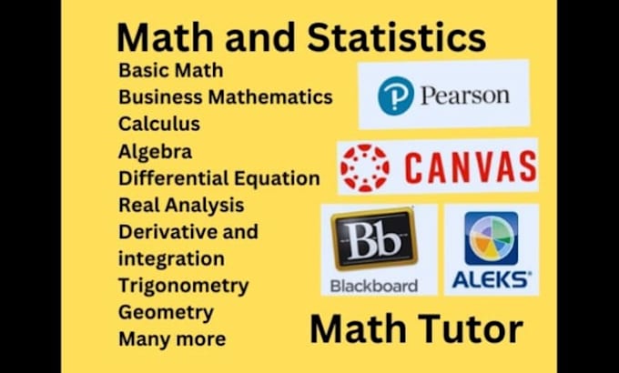 be your math tutor, mathematics, statistics, calculus expert