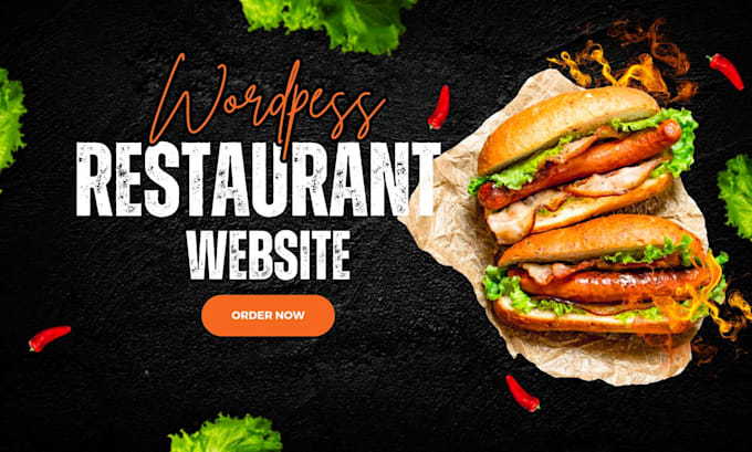design a restaurant wordpress website or cafe website