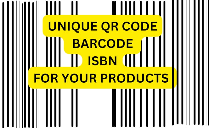 create qr code, bar code label barcode for your product in 24 hours