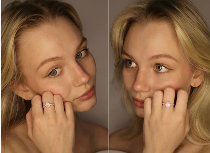 be the female face model of your brand