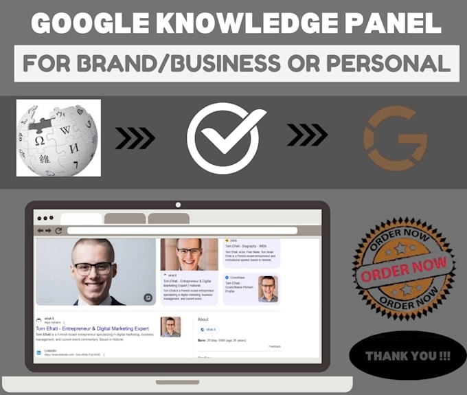 Create an approve and verified google knowledgepanel for personal and ...