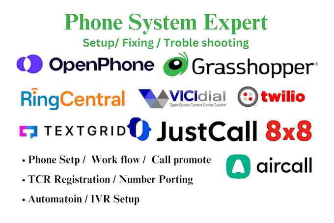setup ringcentral 3cx aircall asterisk vicidial vitalpbx freepbxb openphone omma