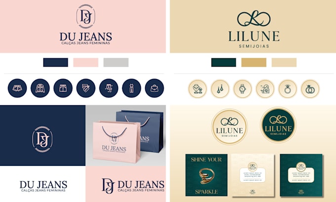 create a logo, social media kit, and branding