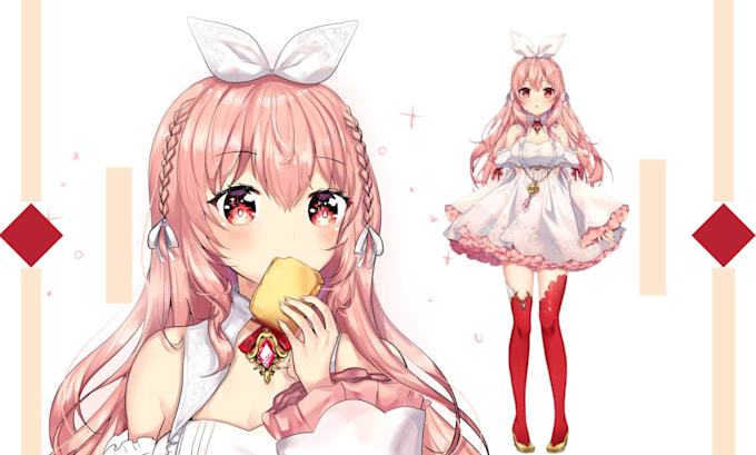 do live2d rigging 2d vtuber model, facerig 3d vtuber model vtube oc