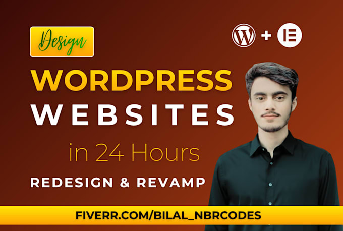 wordpress website design, redesign, and revamp in 24 hours