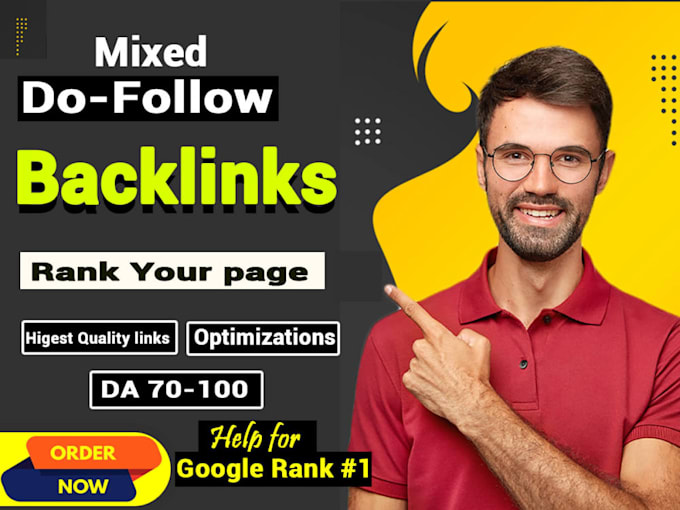 seo backlinks high da authority link building service for google ranking