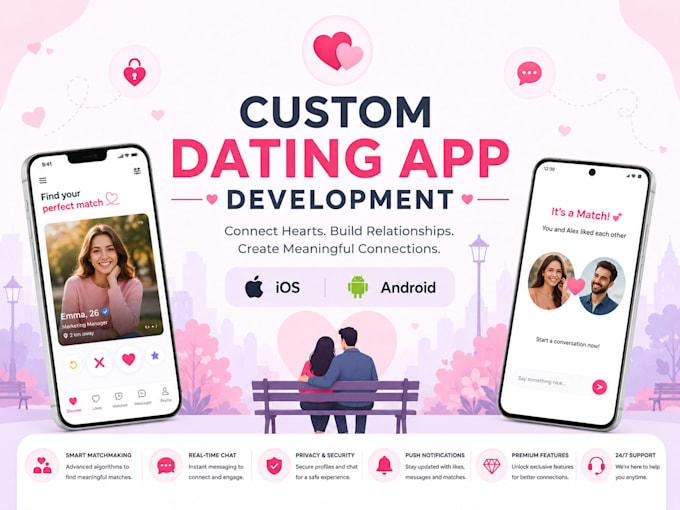 create dating apps like tinder social media apps video calling apps