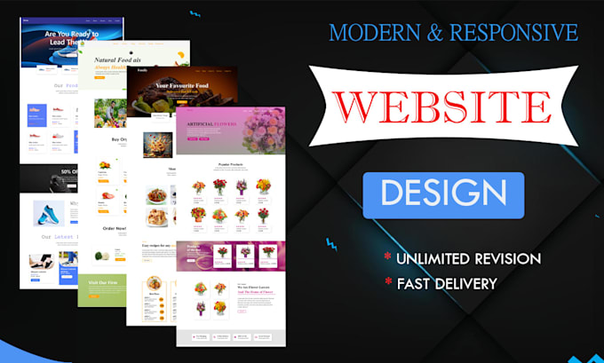 Create modern website design using html css bootstrap jquery by Razia ...