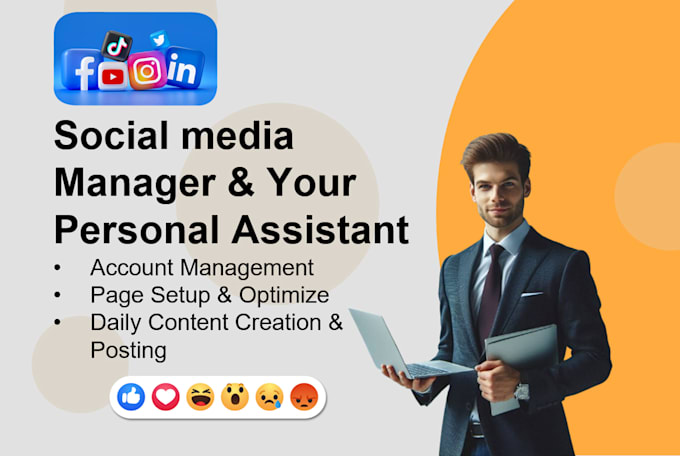 be your social media marketing manager and content creator