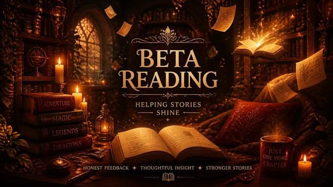 beta read or alpha read your fantasy or sci fi manuscript