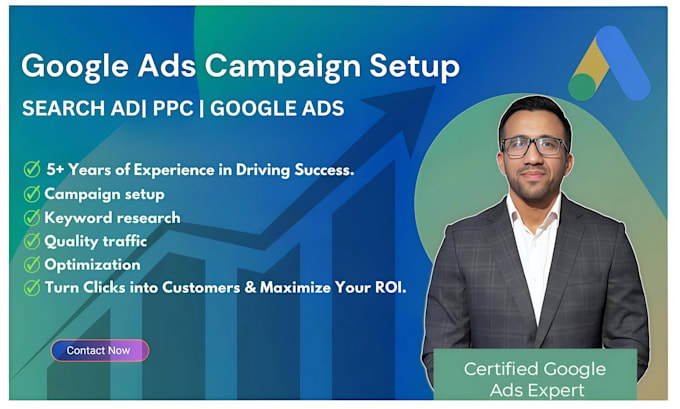 setup google ads PPC campaigns for you from scratch
