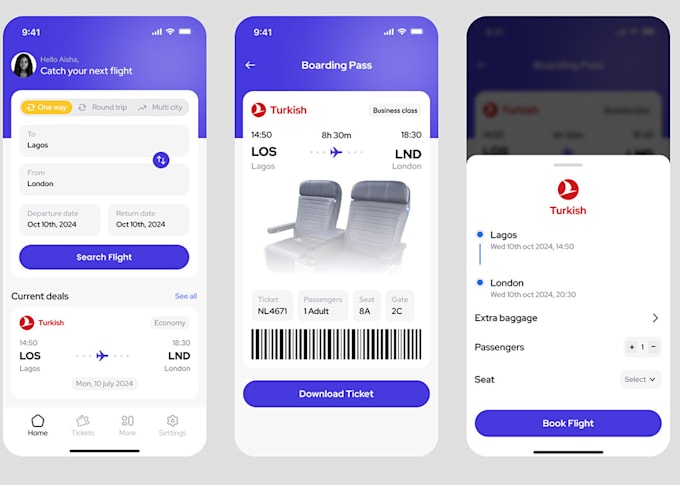 Develop flight booking app, airline booking website, hotel booking app ...