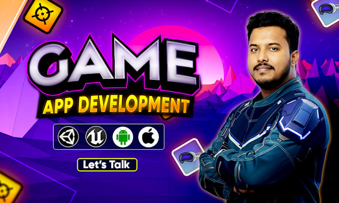 do mobile game development in 3d, 2d game by unity, unreal engine game developer