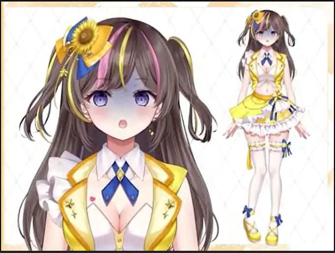 draw and rig 2d vtuber model, 2d vtuber rigging, 2d vtuber avatar, facerig