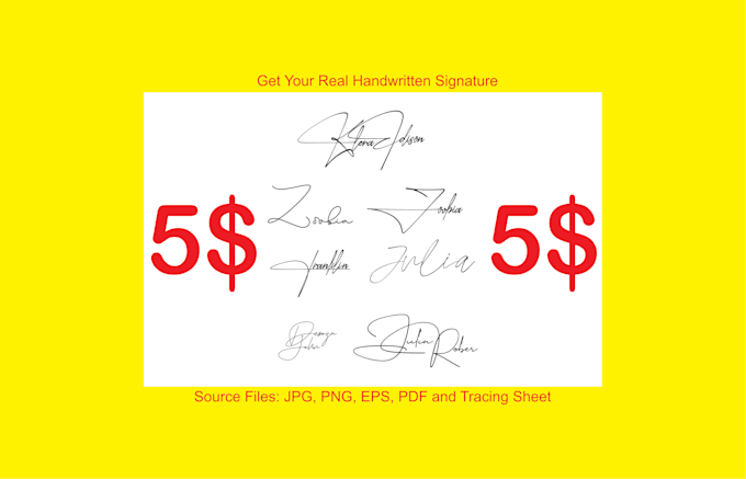create professional handwritten, cursive, scripted, typography, signature
