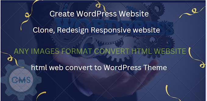 build wordpress website and redesign responsive website