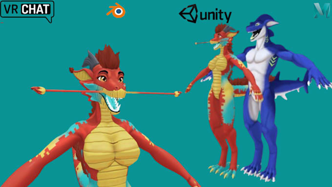 Do vrchat, vrc, vr chat character, furry, humanoid avatar, vrchat ...