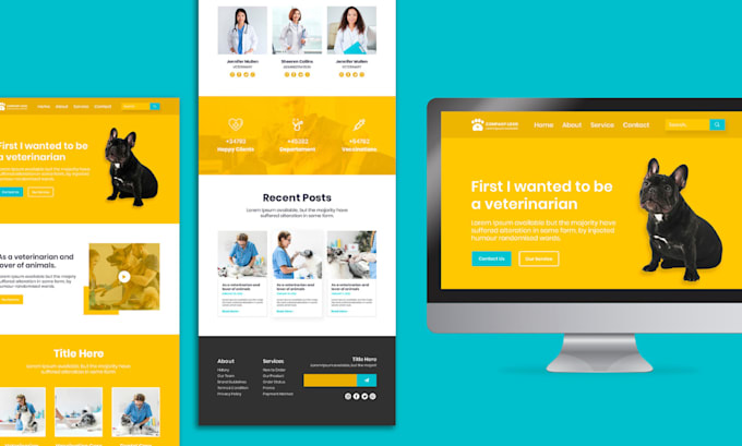 Create a responsive website using html css and js bootstrap by Mahabur ...