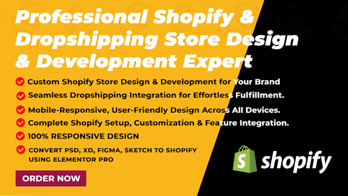 shopify store design and development