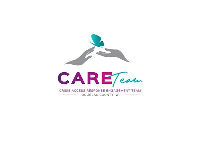 design care team reduce suicides mental logo