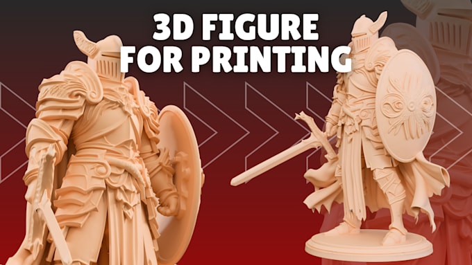 sculpt 3d model, character, toy and action figure for 3d printing and rendering