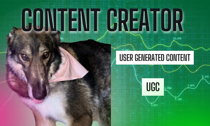 create dog ugc video ads for tiktok, instagram, amazon, facebook, marketing