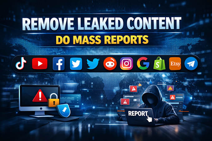 remove copyright takedown harassing mass report banning tiktok facebook insta