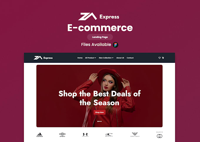 do figma ui landing page and mobile app screen design