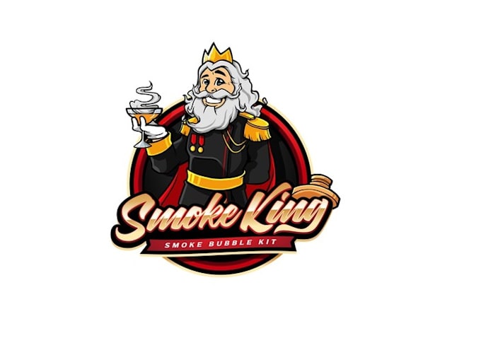 design unique smoke king logo